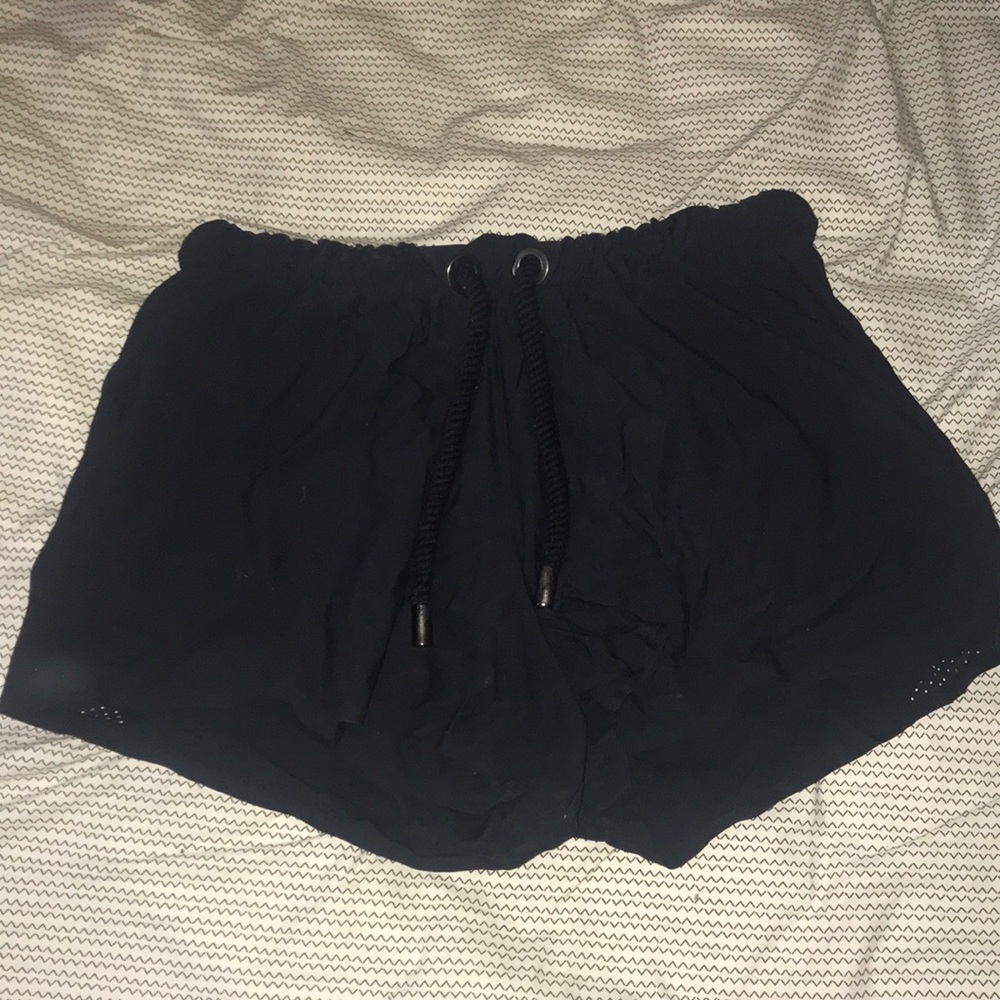 Navy athletic shorts